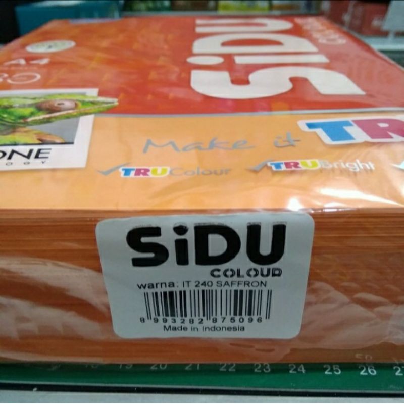 

Kertas Warna SIDU A4 80gr IT 240 Saffron