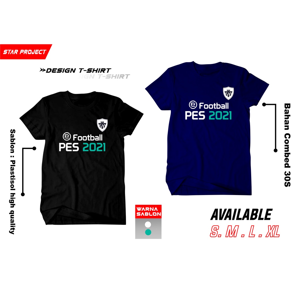 KAOS BAJU GAME PS PES 2021 VIRAL