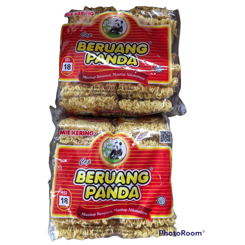 

MIE KERING CAP BERUANG PANDA ISI 18