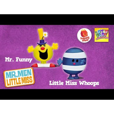 Happy Meal Mr Funny & Little Miss Whoops - Mr. Men Little Miss 2017