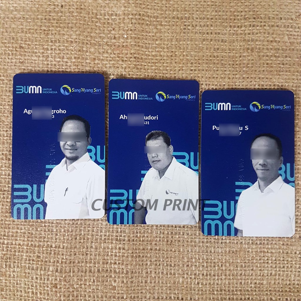 Custom ID CARD BUMN Terbaru Emoney Brizzi Tapcash Flazz Etoll atau perusahaan lainnya