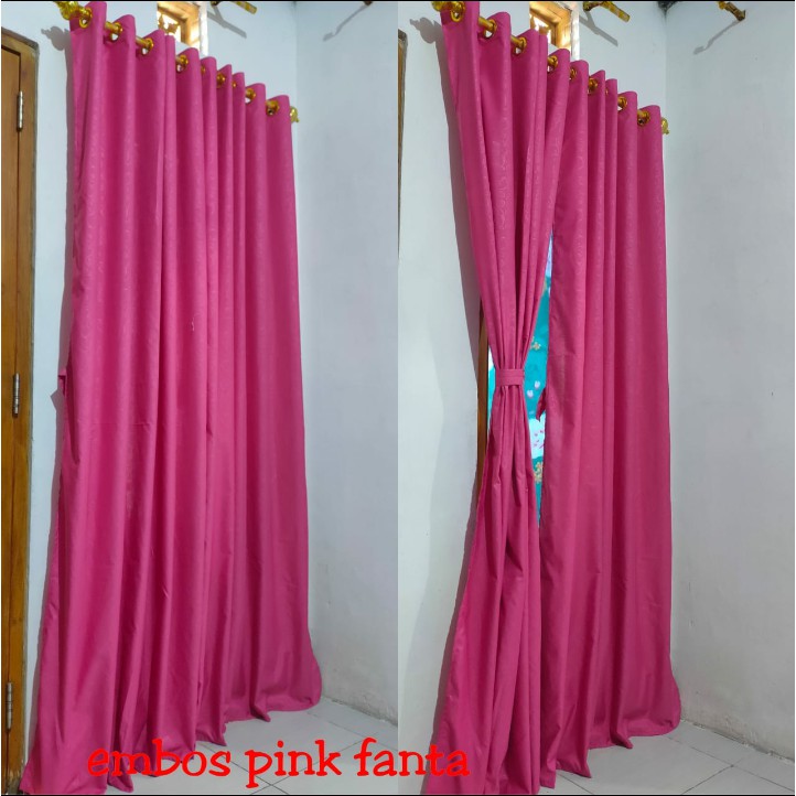 1Kg MUAT 4 GORDEN // GORDEN EMBOS PINK FANTA SMOKERING MURAH UKURAN 115cm x 210cm / GORDEN GROSIR