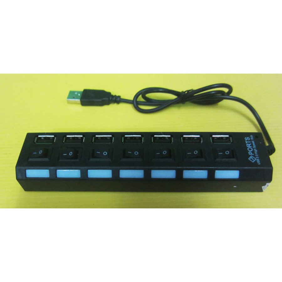 USB HUB 7 PORT ON-OFF