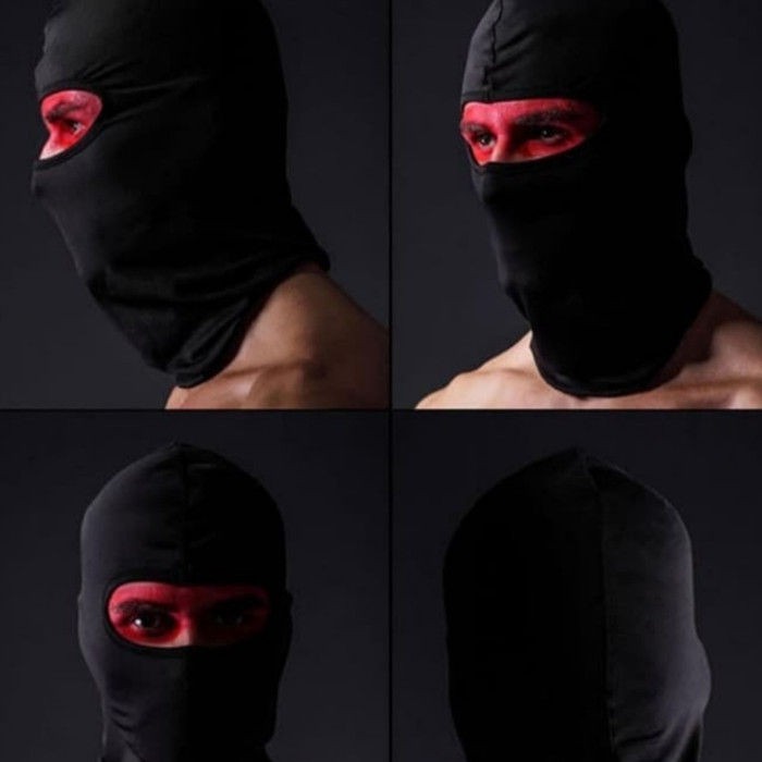 Masker Full Face Head Cover Mask Masker Ninja Masker Motor