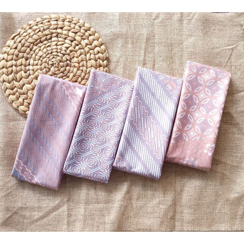 KAIN BATIK KATUN COKLAT CREAM ABU-KAIN BATIK METERAN-KAIN BATIK PEKALONGAN-KAIN BATIK PRIDESMAID