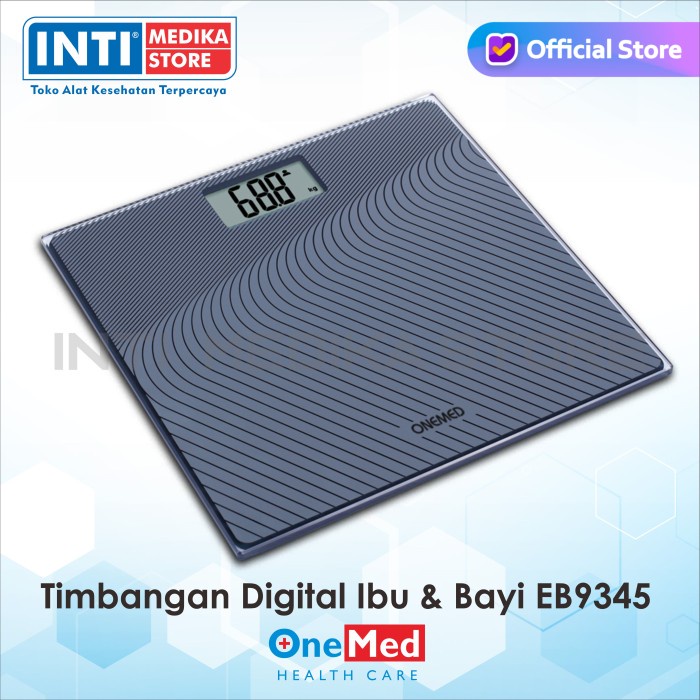 Onemed - Timbangan Badan Digital Bayi + Ibu 9345 Timbangan Bayi #98