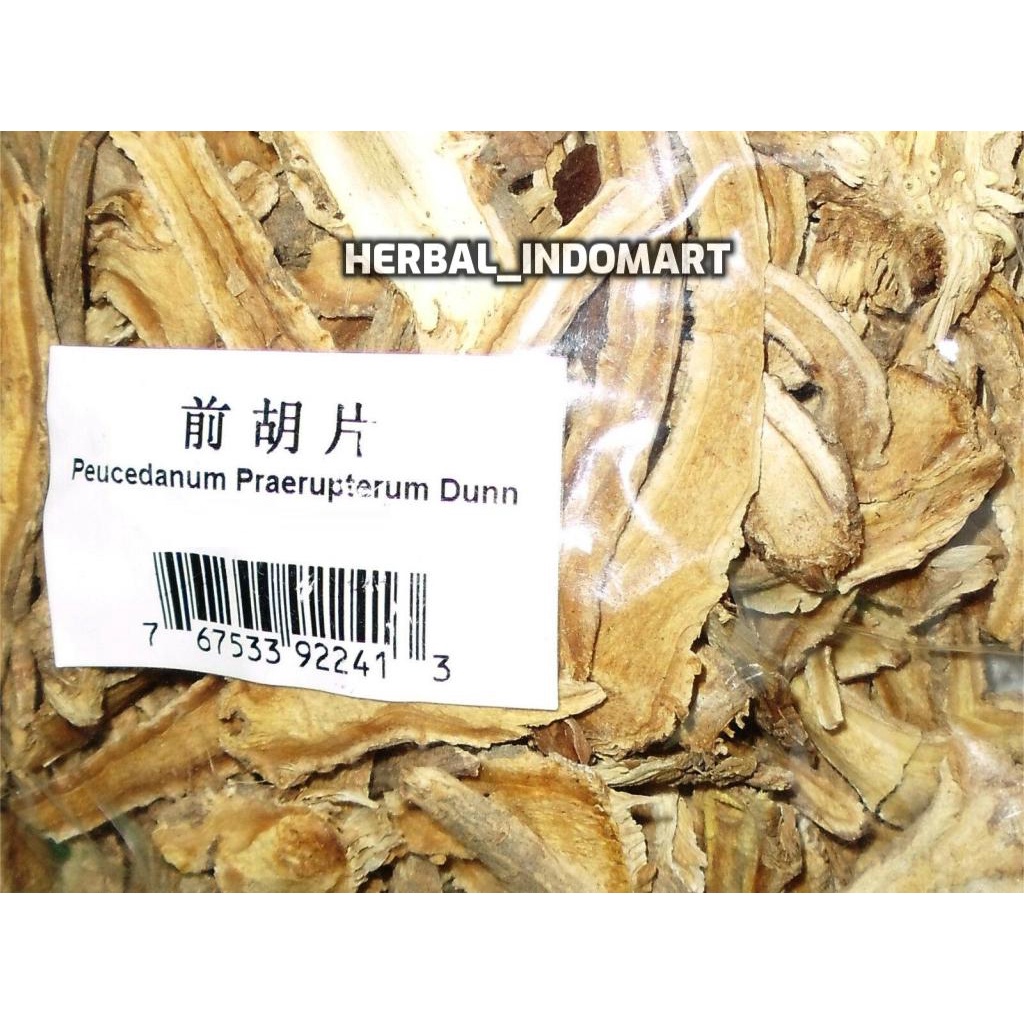 Qian hu Peucedani Radix Hogfennel root 100 gram