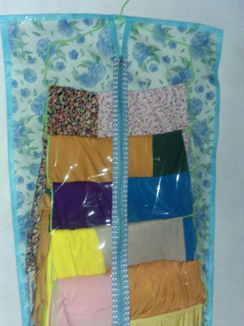 Promo Gantungan Jilbab Hanger Tempat Penyimpanan Kerudung Handuk Kain Hijab - Hitam