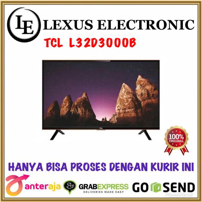 Kualitas Terbaik] Tcl Led Tv 32 Inch | L32D3000B | 32D3000B | Digital Dvb-T2