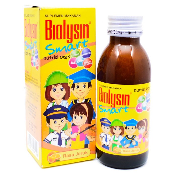 BIOLYSIN SMART 100ML NUTRISI OTAK PENAMBAH NAFSU MAKAN ANAK