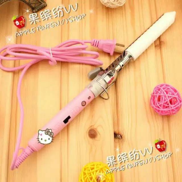 Catok curly kitty , curly , alat pengriting rambut , catokan rambut , catok curly