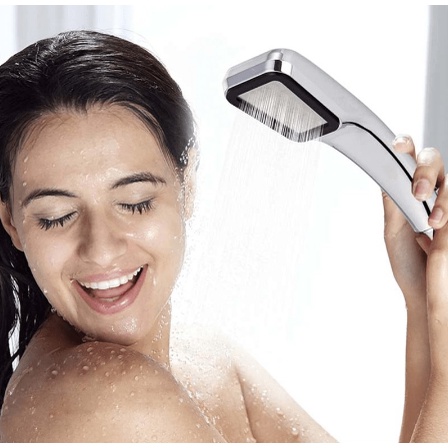 Shower Kepala Mandi 300 Lubang Tekanan Tinggi Pancuran Serbaguna Termurah-1