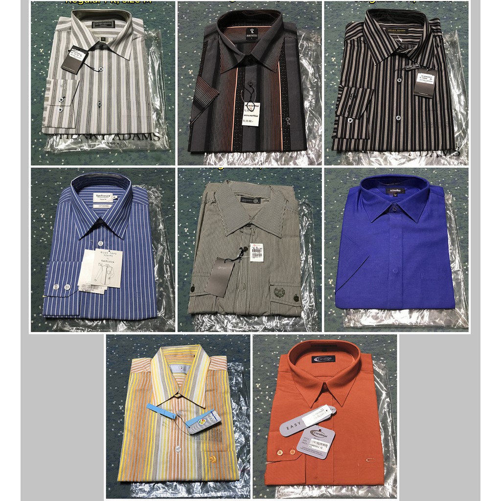 Kemeja Pria Kantor Formal Merk Branded Segel Giordano Manly Executive dll Lengan Panjang