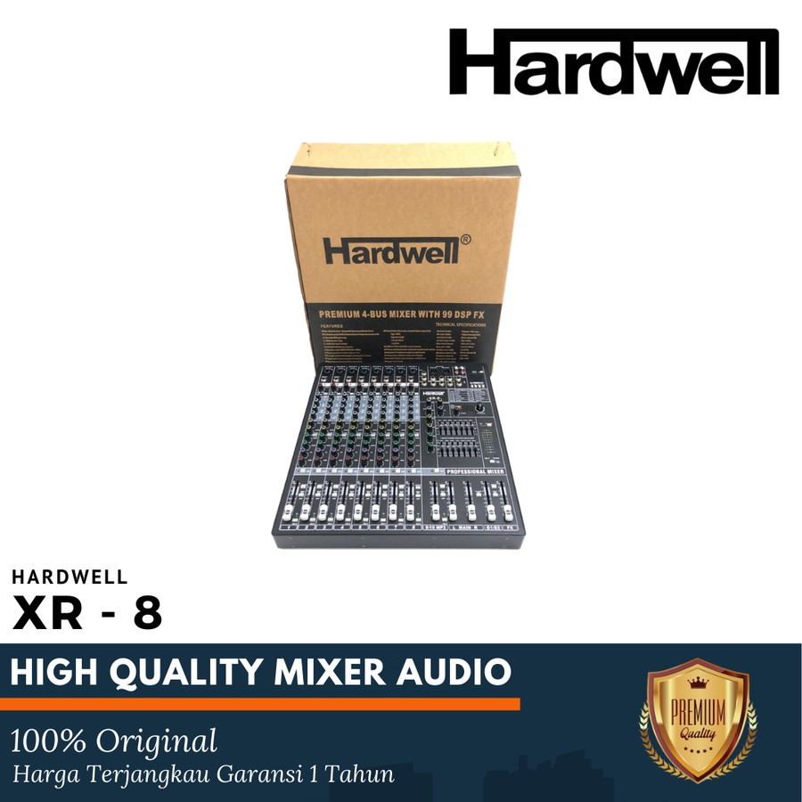 Mixer Audio Hardwell XR8 Hardwell XR 8 XR-8 Original