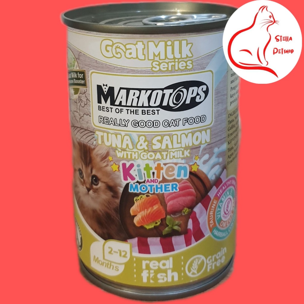 Markotop Kaleng Kitten & Mother Makanan Kucing Basah Wet Food 400gr
