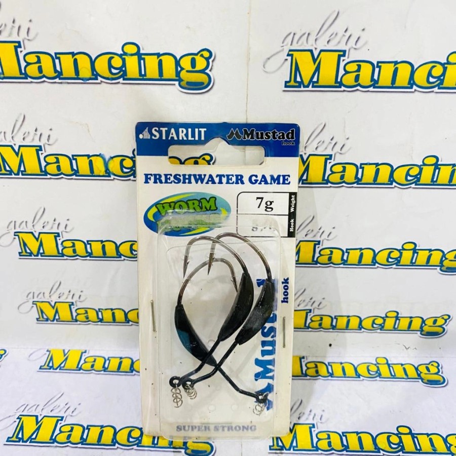 Kail Pancing Starlit Worm Hook 7Gr #5/0