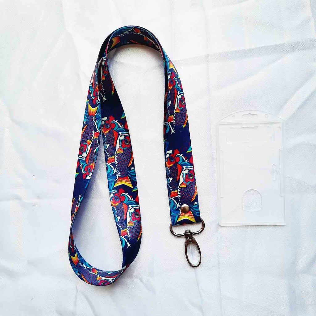 

Lanyard printing Gantungan ID card Motif Koi real pick
