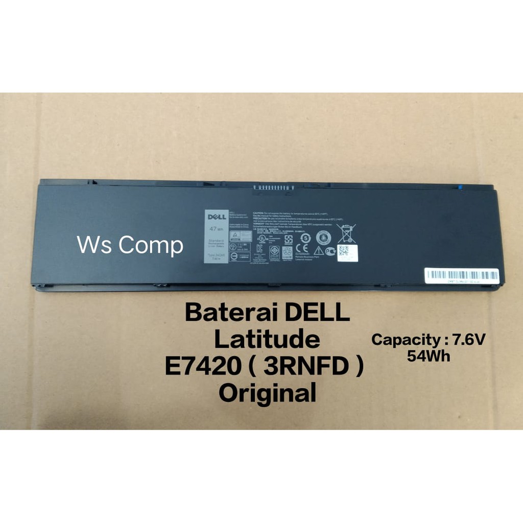 BATERAI DELL LATITUDE E7420 3RNFD ORIGINAL