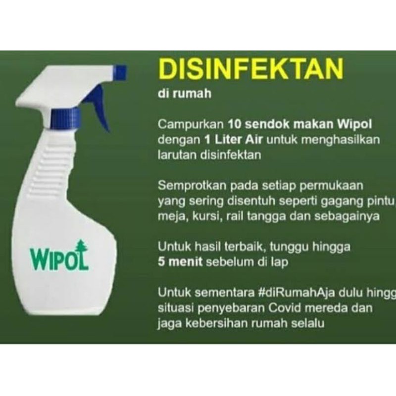 Wipol sachet 1 renceng isi 6 / Wipol refill 5000