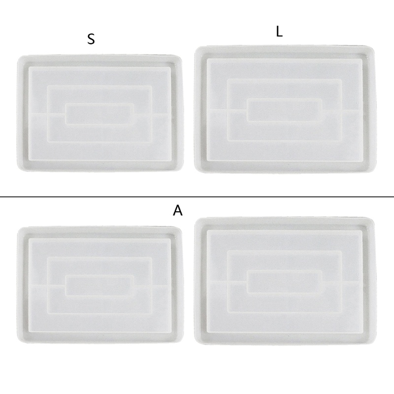 Siy Cetakan Resin Bentuk Persegi Panjang Ukuran Besar Bahan Silikon