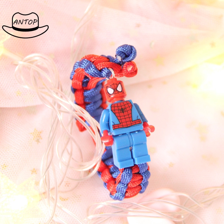 Antop！Gelang Anyaman Pria Dan Wanita Lego Gelang Pasangan Mahasiswa Gelang Anak Hadiah Ulang Tahun