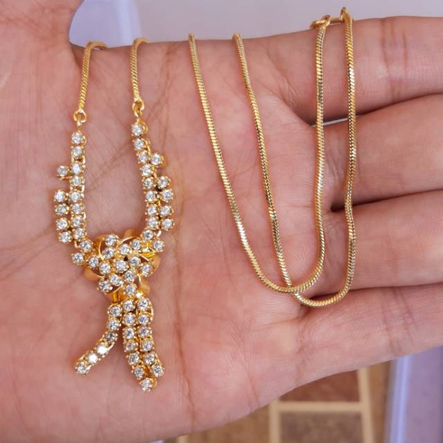 Perhiasan Koyek Siput Jurai Lapis Emas.