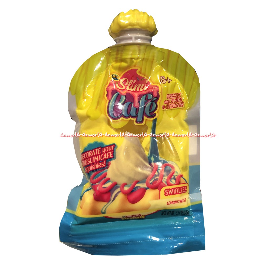 Slimi Café Decorte Yout You Orbslimi café Mainan Slime Squishy 135 gr