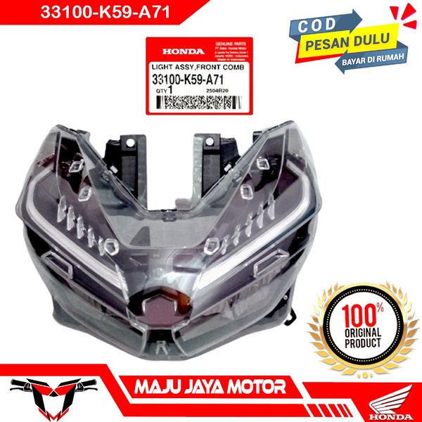 Reflektor Lampu Depan Vario 125 150 New 2018 K59 Original AHM