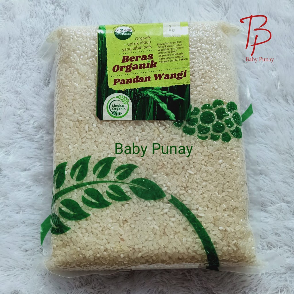 Beras Organik 1kg  Merah / Pandan Wangi / Mix  / Mentik Putih Lingkar Organik 1 Kg | Beras Organik | Beras MPASI Organik | Makanan Bayi