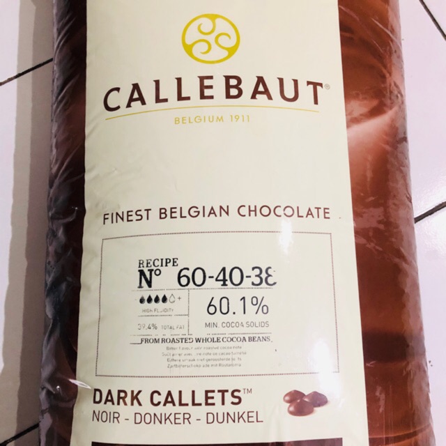 Chocolate Couverture Callebaut 60% kemasan 100 gram