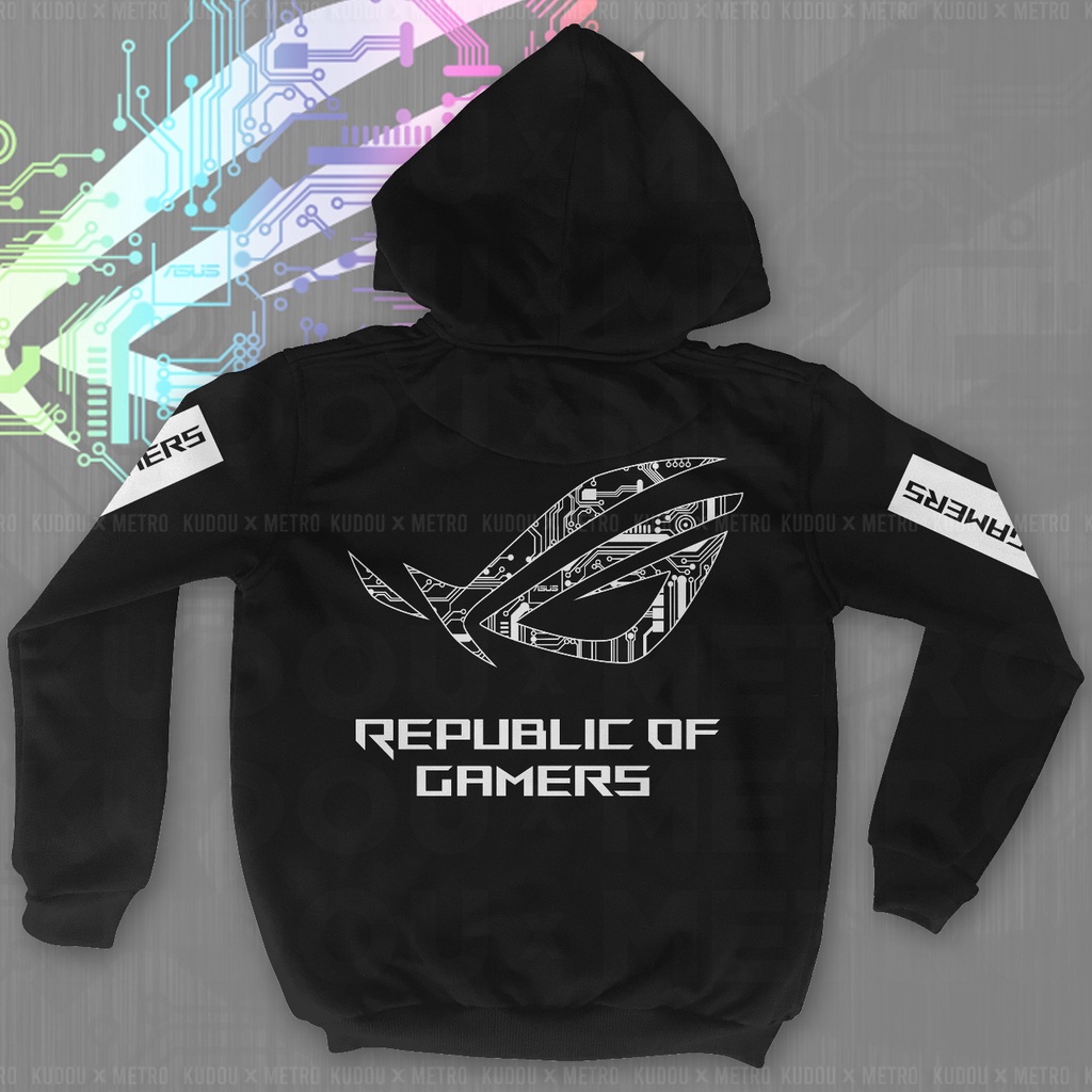 Jaket ROG System Black Asus ROG Premium Cotton Fleece Unisex