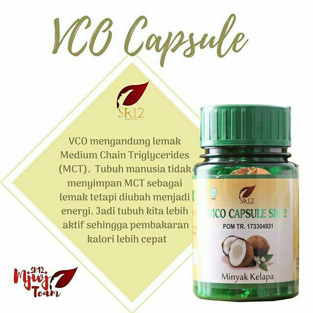 SR12 VICO (Virgin Coconut Oil) Kapsul⠀