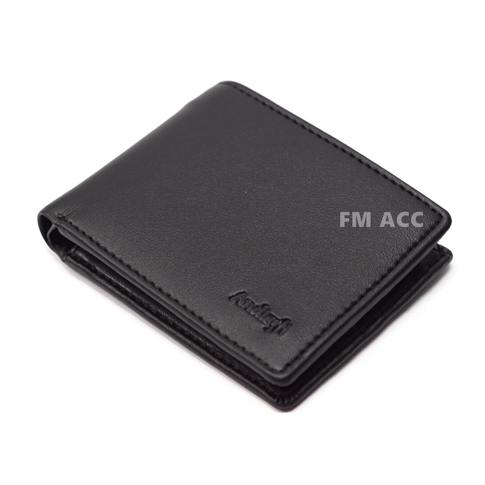 Dompet Pria Keren Murah/Dompet Pria Murah /Dompet Keren Pria/Dompet 5 Insh/Dompet Semi Kulit-HITAM