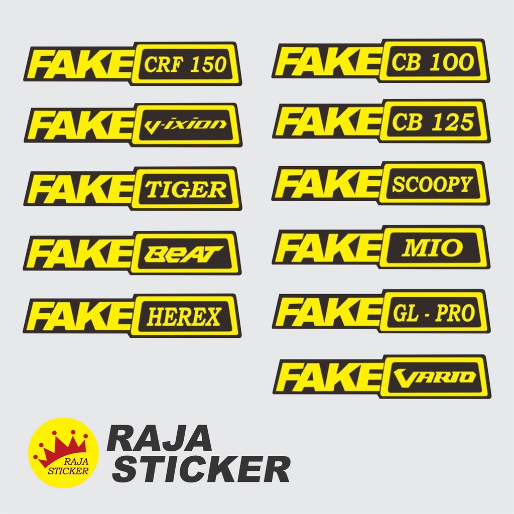 stiker fake beat vario fake cb