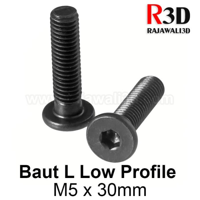 Baut L Screw Low Profile Screw M5 x 30mm 1pcs