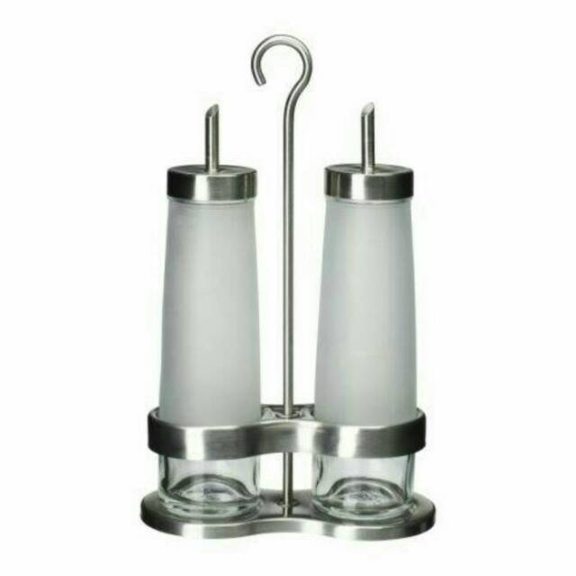 IKEA Droppar Botol Minyak/Cuka Isi 2pcs Kaca Frosted