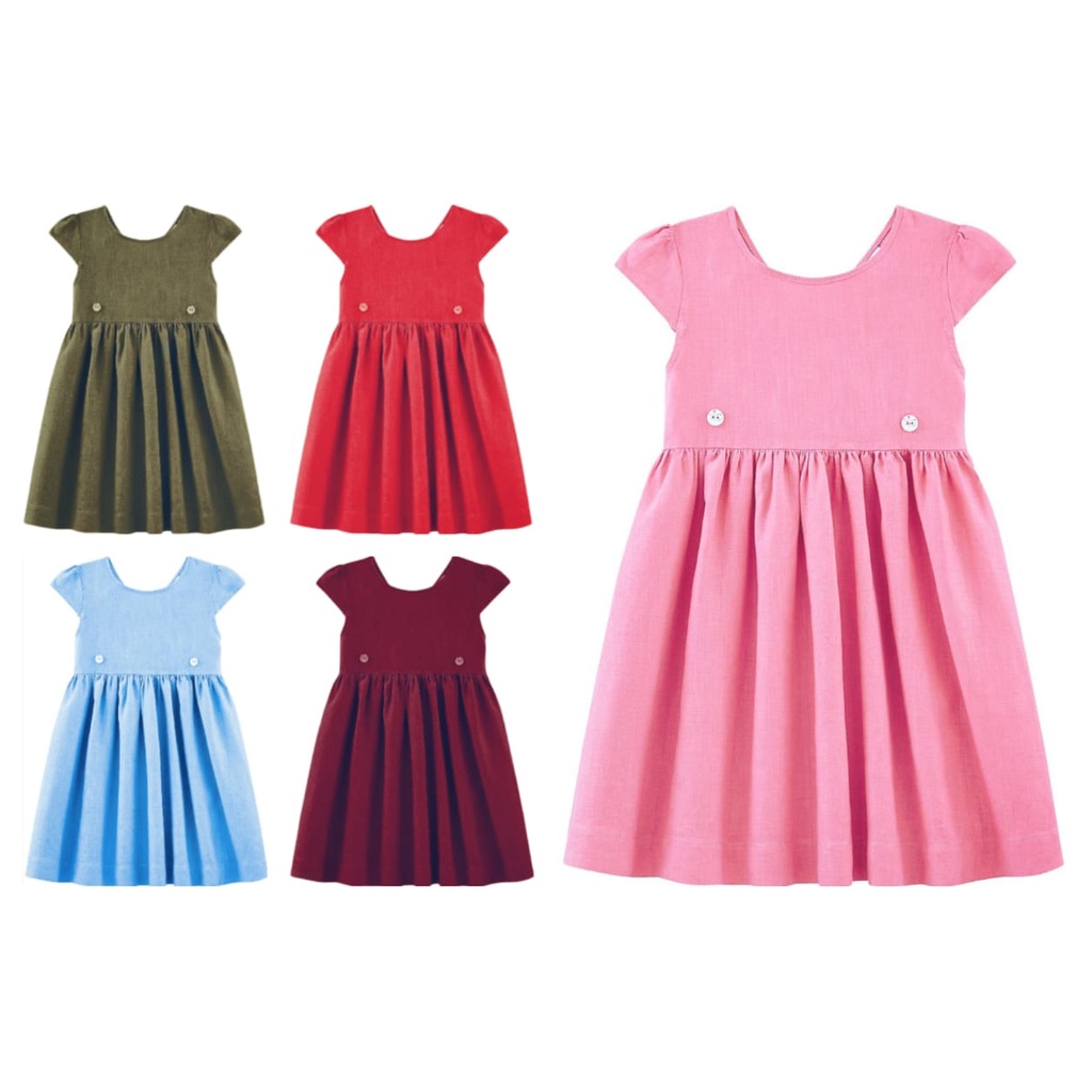 KALILA - HARUMI Dress Anak Perempuan Umur 2-6 Tahun | Dress Anak Cewek