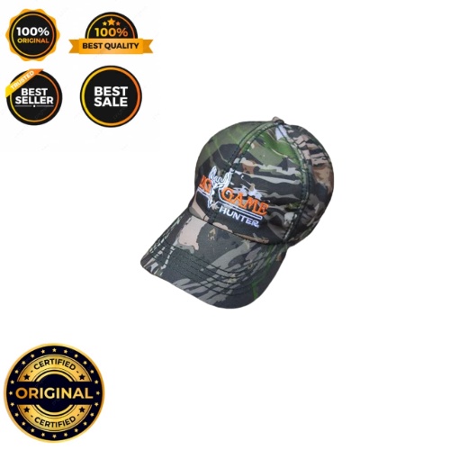 COD(BAYAR DITEMPAT) Topi camo hunting Z&Zproductions bordir Big game