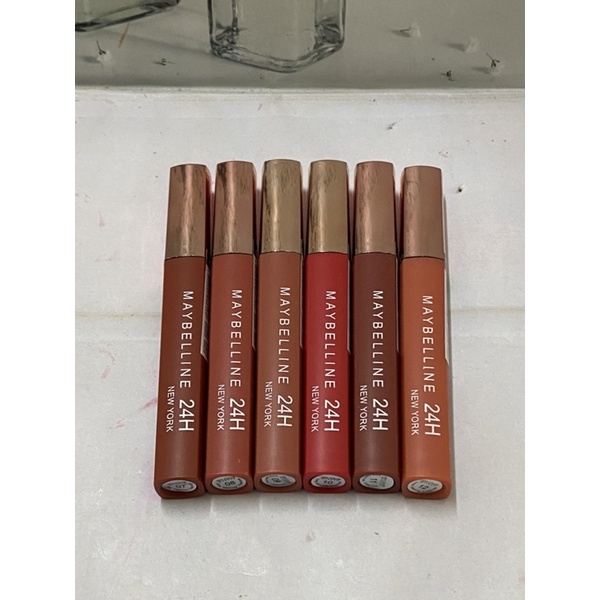 [ 12 PCS ] LIPGLOSS MAYBELLINE MATTE &amp; SOFT LONGLASTING ITEM NO : 1106-1 / LIPCREAM TAHAN AIR