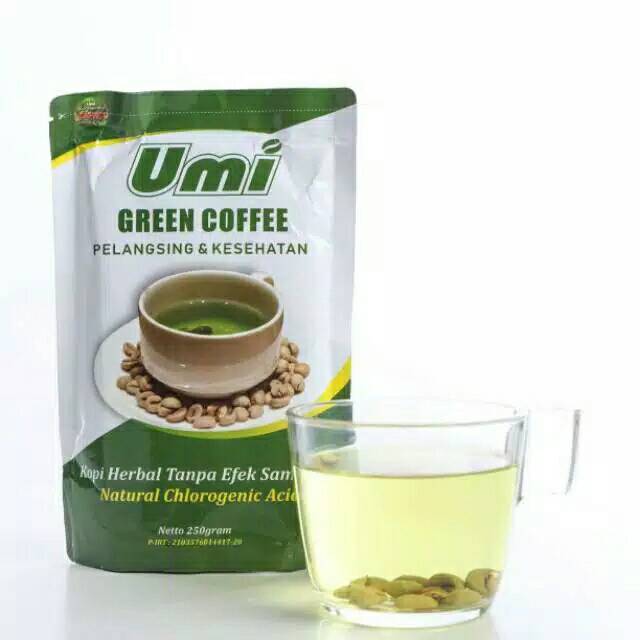 Umi green coffee cod kopi hijau pelangsing dijamin halal