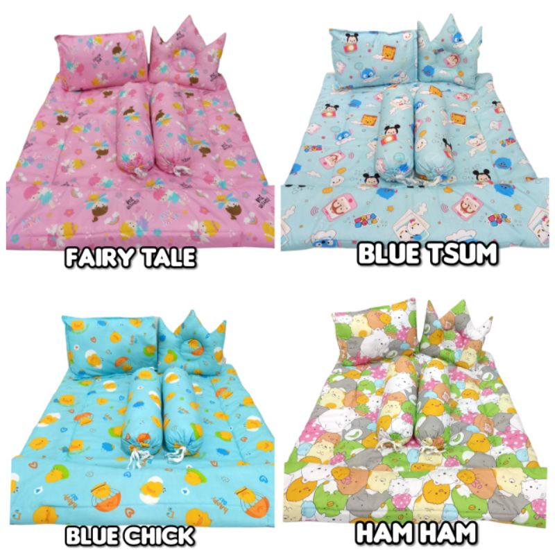 Bedcover Bayi Swan baby Bedcover baby Set / Baby Bedding set perlengkapan tidur bayi / alas tidur bayi / Selimut Bayi Multifungsi