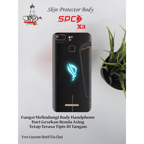 Dapat 2pcs Garskin HP SPC X3 Motif rog - Free Custom Motif