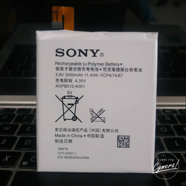 BATRE BATERAI BATTERY SONY XPERIA T2 ULTRA D5322 ORIGINAL BATTERY