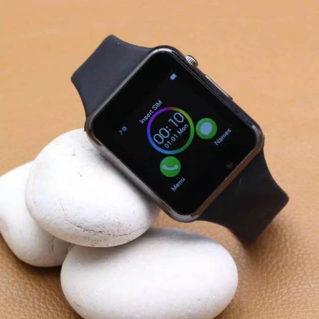 Smartwatch A1 jam tangan pintar bisa sms telpon terima notifikasi Wa internet termurah