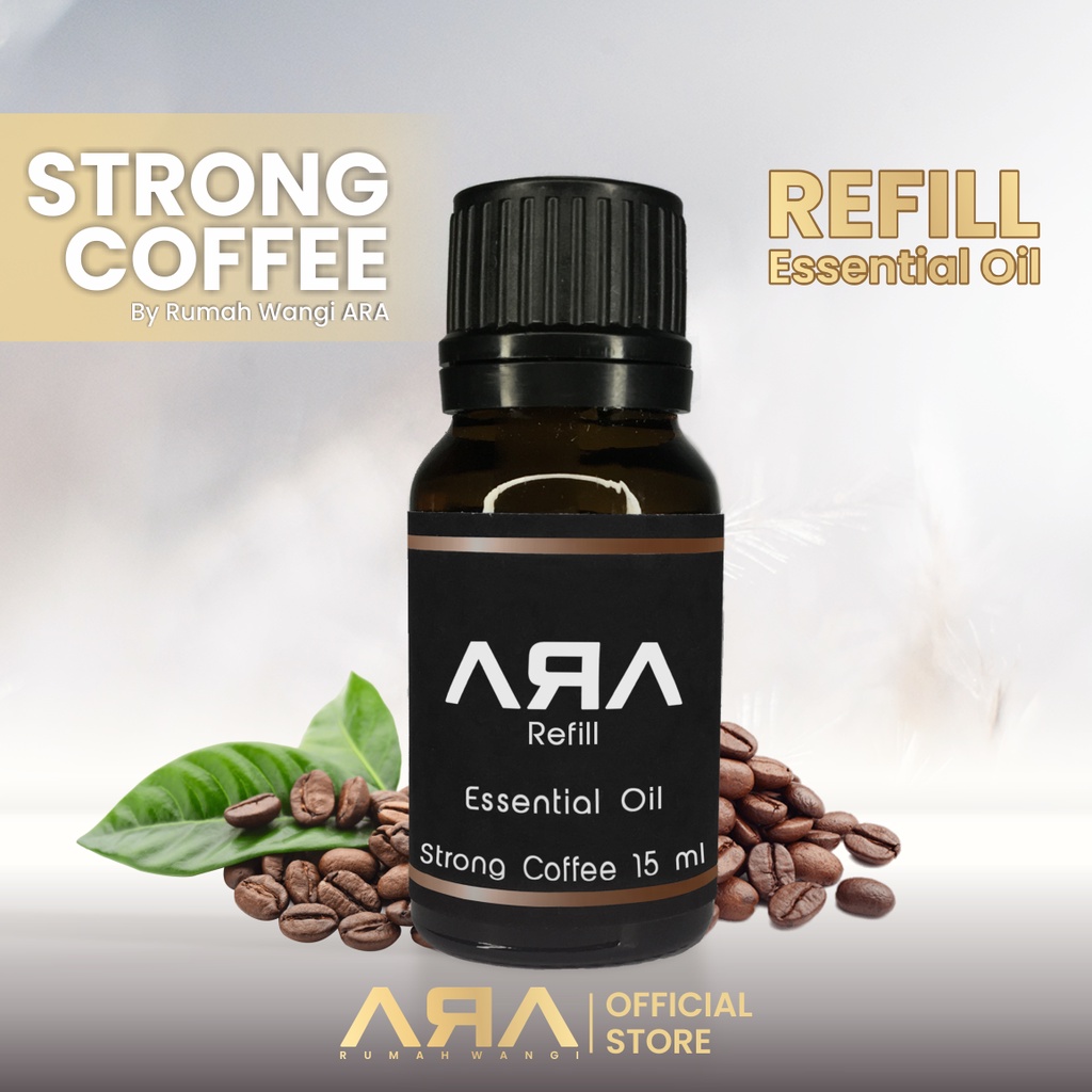 New Rumah Wangi ARA - Refill STRONGG COFFEE Parfum Pewangi Mobil & Pengharum Ruangan Original