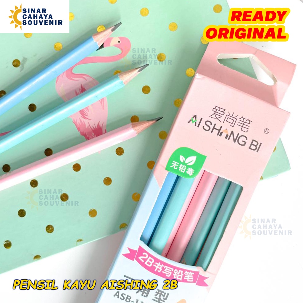 

Pensil 2B Pensil Kayu | Pensil Aishing 2B Pastel | ATK Pencil 12 Pcs Pensil Kayu 2B 1 Lusin Alat Tulis Kantor Sekolah Murah Lucu Warna Pastel