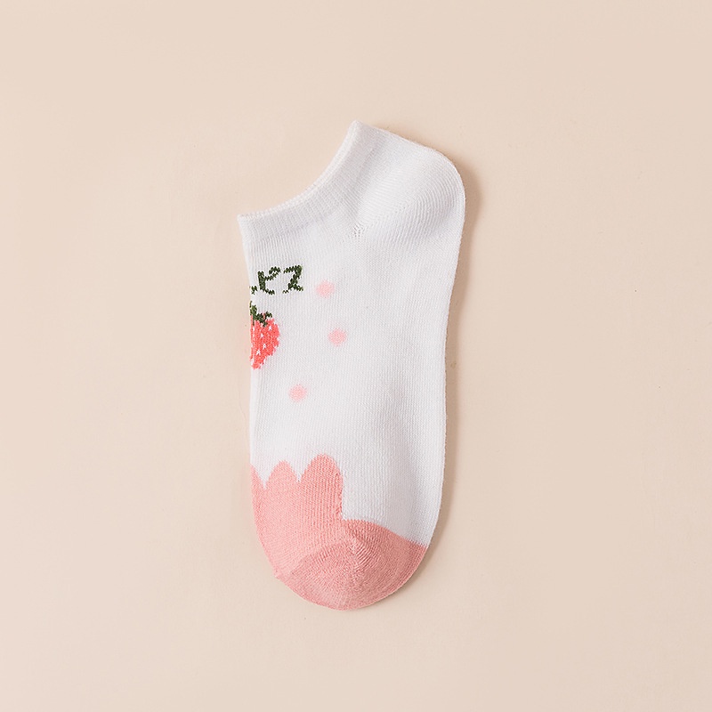 BEE - Kaos Kaki Unisex Pria Wanita / Kaos Kaki Pendek Import Ankle Socks-SC-30 A BERRY
