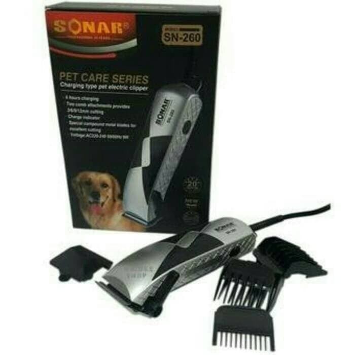 Alat Cukur Bulu Hewan Sonar SN-260 Cukuran Hewan Cukur Rambut Hewan Pet Clipper Sonar Original