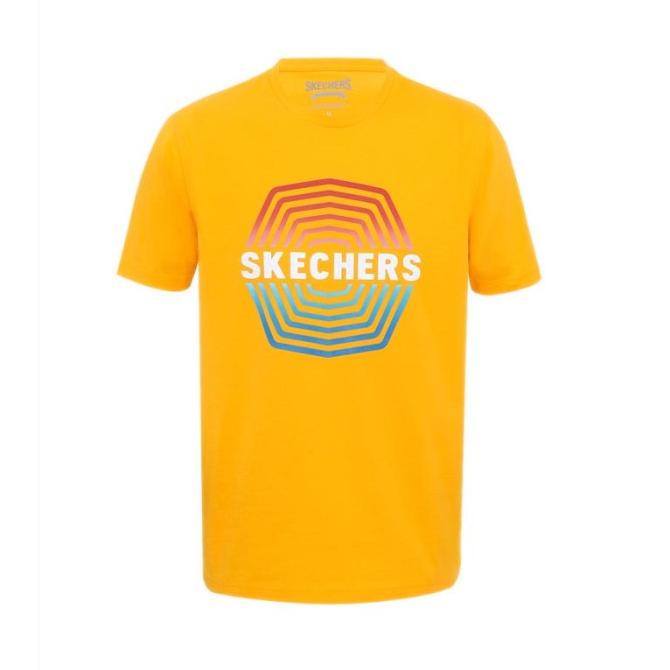 Skechers Men Graphic Tee Men's T-shirt - Yellow