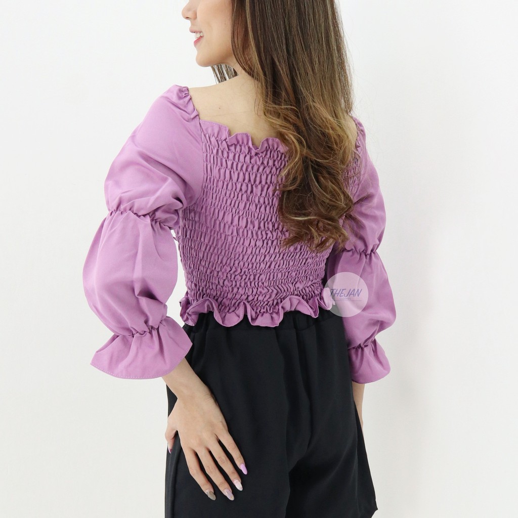 Mily puff top -Thejanclothes